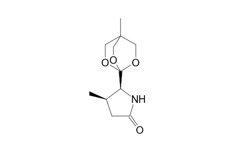 (4R,5S)-4-Methyl-5-(4-methyl-2,6,7-trioxabicyclo[2.2.2]oct-1-yl)-pyrrolidin-2-one