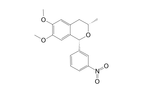 (1R,3S)-6,7-DIMETHOXY-3-METHYL-1-(3-NITROPHENYL)-ISOCHROMAN