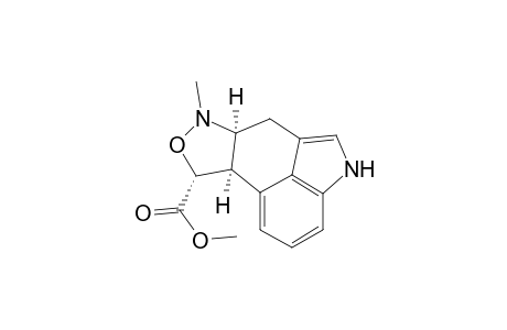 Indolo[4,3-ef][2,1]benzisoxazole-9-carboxylic acid, 4,6,6a,7,9,9a-hexahydro-7-methyl-, methyl ester, (6a.alpha.,9.alpha.,9a.alpha.)-(.+-.)-