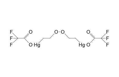 Bis(trifluoroacetoxy-mercurio-ethyl) peroxide