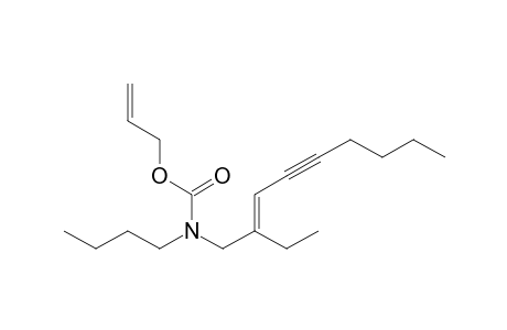 Butyl-(2-ethylnon-2-en-4-ynyl)carbamic acid allyl ester