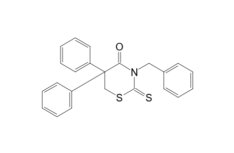 3-benzyldihydro-5,5-diphenyl-2-thio-2H-1,3-thiazine-2,4(3H)-dione