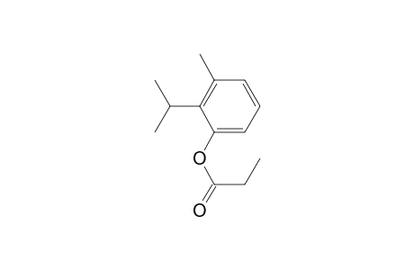 Phenol, 3-methyl-2-(1-methylethyl)-, propanoate