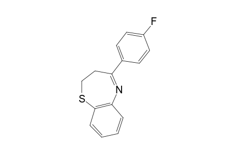 2,3-DIHYDRO-4-(p-FLUOROPHENYL)-1,5-BENZOTHIAZEPINE