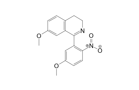 7-Methoxy-1-(5-methoxy-2-nitrophenyl)-3,4-dihydroisoquinoline