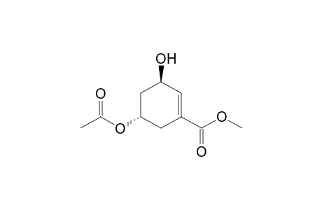 5-Acetoxy-3-hydroxy-cyclohex-1-enecarboxylic acid methyl ester