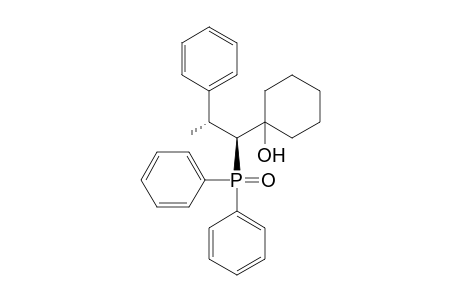 1-[(1S,2R)-1-diphenylphosphoryl-2-phenyl-propyl]cyclohexan-1-ol