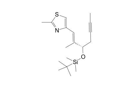 (1E,3S)-4-[3-(tert-Butyldimethylsilyloxy)-2-methylhept-1-ene-5-ynyl]-2-methyl-1,3-thiazole