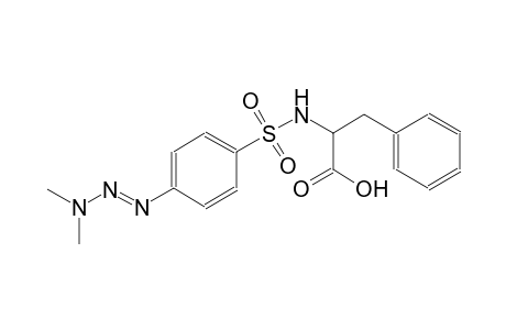 phenylalanine, N-[[4-[(1E)-3,3-dimethyl-1-triazenyl]phenyl]sulfonyl]-
