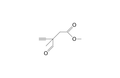 Methyl (S)-3-formyl-3-methyl-4-pentynoate