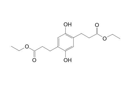 2,5-dihydroxy-p-benzenedipropionic acid, diethyl ester