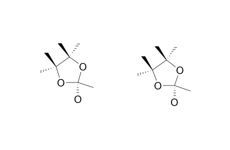 2,4,4,5,5-PENTAMETHYL-2-HYDROXY-1,3-DIOXOLANE