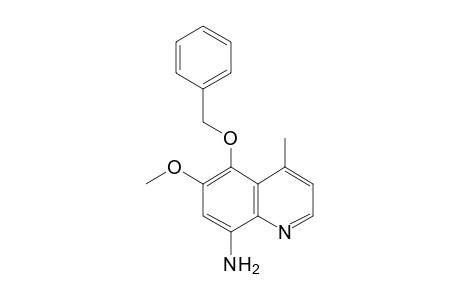 5-(Benzyloxy)-6-methoxy-4-methyl-8-quinolinamine
