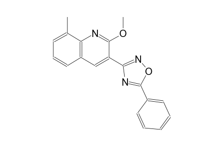 2-methoxy-8-methyl-3-(5-phenyl-1,2,4-oxadiazol-3-yl)quinoline