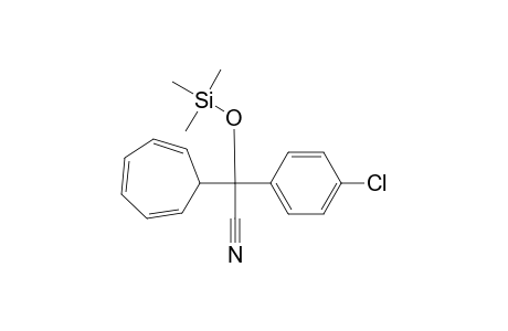 (4-CHLOROPHENYL)-2,4,6-CYCLOHEPTATRIEN-1-YL-(TRIMETHYLSILOXY)-ACETONITRILE