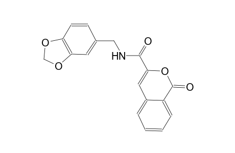 N-(1,3-benzodioxol-5-ylmethyl)-1-oxo-1H-isochromene-3-carboxamide