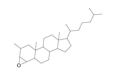 Cholestane, 3,4-epoxy-2-methyl-, (2.alpha.,3.alpha.,4.alpha.,5.alpha.)-