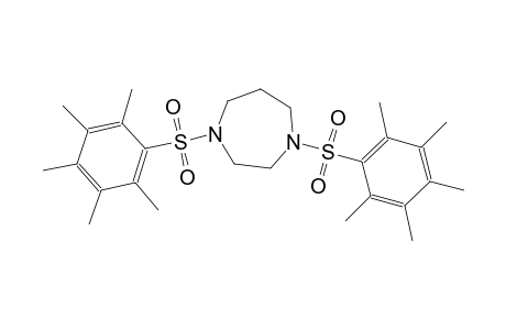 1,4-bis[(2,3,4,5,6-pentamethylphenyl)sulfonyl]hexahydro-1H-1,4-diazepine