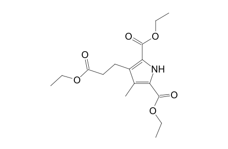 3-(2-Ethoxycarbonylethyl)-4-methyl-1H-pyrrole-2,5-dicarboxylic acid, diethyl ester