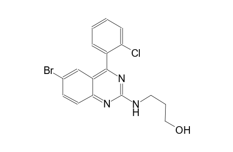 1-propanol, 3-[[6-bromo-4-(2-chlorophenyl)-2-quinazolinyl]amino]-