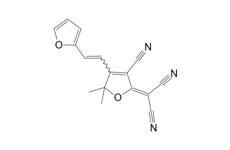 2-[3-cyano-4-[(E)-2-(2-furanyl)ethenyl]-5,5-dimethyl-2-furanylidene]propanedinitrile