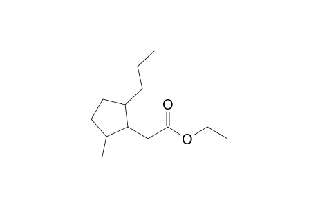 2-Propyl-5-methylcyclopentane-1-acetic acid ethyl ester