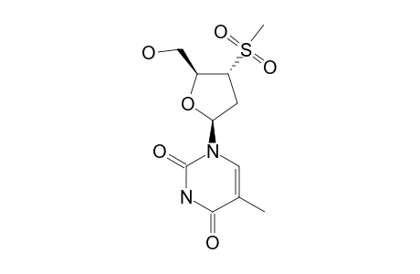 3'-DEOXY-3'-METHYLSULFONYL-THYMIDINE
