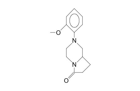 Hexahydro-2-(2-methoxy-phenyl)-pyrrolo(1,2-A)pyrazin-6(2H)-one