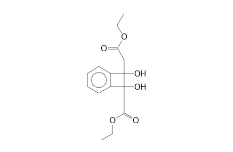 Benzocyclobutene-1,2-diol, 1,2-bis(ethoxycarbonylmethyl)-