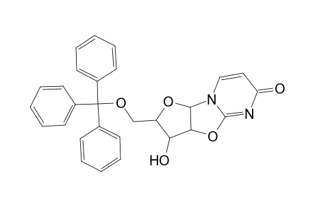 6H-Furo[2',3':4,5]oxazolo[3,2-a]pyrimidin-6-one, 2,3,3a,9a-tetrahydro-3-hydroxy-2-[(triphenylmethoxy)methyl]-, [2S-(2.alpha.,3.beta.,3a.beta.,9a.beta.)]-
