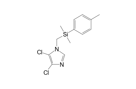 1H-Imidazole, 4,5-dichloro-1-[[dimethyl(4-methylphenyl)silyl]methyl]-
