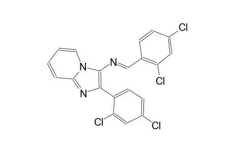 imidazo[1,2-a]pyridin-3-amine, 2-(2,4-dichlorophenyl)-N-[(E)-(2,4-dichlorophenyl)methylidene]-