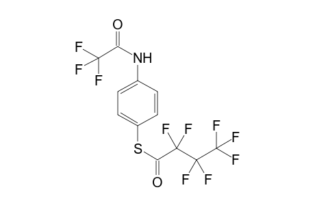 N-trifluoroacetyl-S-heptafluorobutyryl-p-mercaptoaniline