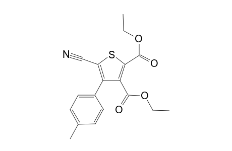 Diethyl 5-Cyano-4-(4-methylphenyl)thiophene-2,3-dicarboxylate