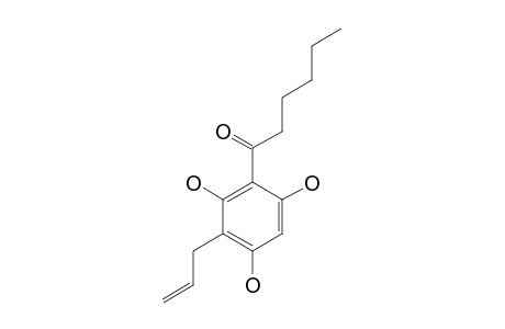 1-(3-ALLYL-2,4,6-TRIHYDROXYPHENYL)-1-HEXANON,3-ALLYLPHLOROCAPROPHENON