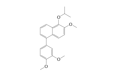 5-(3,4-dimethoxyphenyl)-1-isopropoxy-2-methoxy-naphthalene