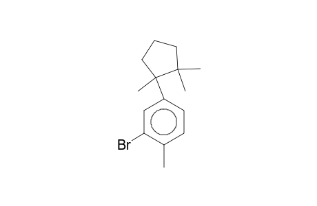 2-Bromanyl-1-methyl-4-(1,2,2-trimethylcyclopentyl)benzene
