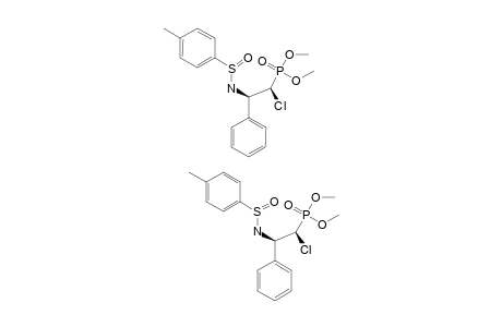 DIMETHYL-(S(S),1S,2R)-(+)-1-CHLORO-2-PHENYL-2-(PARA-TOLUENE-SULFINAMIDE)-ETHYLPHOSPHONATE