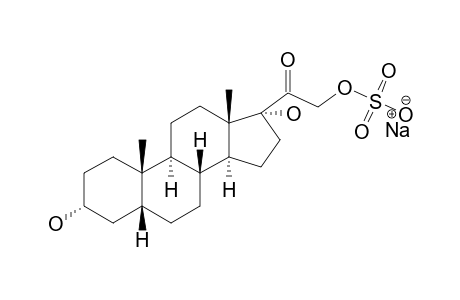 TETRAHYDRO-11-DEOXYCORTISOL-21-SULFATE;3-ALPHA,17-ALPHA-DIHYDROXY-21-SULFOOXY-5-BETA-PREGNAN-20-ONE-SODIUM-SALT