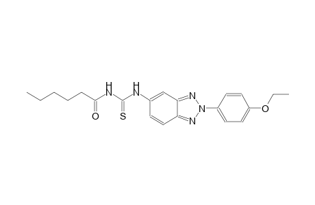 N-[2-(4-ethoxyphenyl)-2H-1,2,3-benzotriazol-5-yl]-N'-hexanoylthiourea