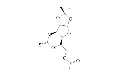(5S,6R)-(6-ACETOXYMETHYL)-3-DEOXY-1,2-O-ISOPROPYLIDENE-BETA-L-THREO-FURANOSO)-[3,4-D]-TETRAHYDRO-1,3-OXAZIN-2-THIONE