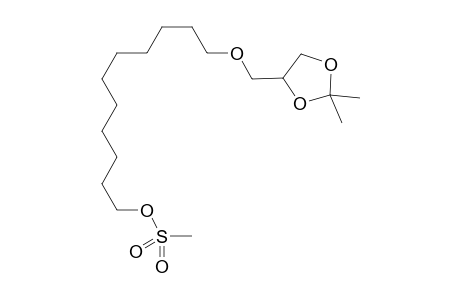 11-(3,4-Isopropylideneglyceroxy)undecyl-methanesulfonate
