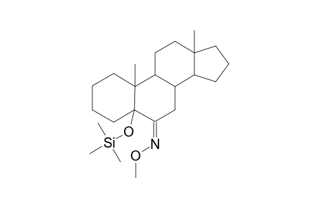 5.ALPHA.-ANDROSTAN-5-OL-6-ONE(6-O-METHYLOXIME-5-TRIMETHYLSILYL ETHER)