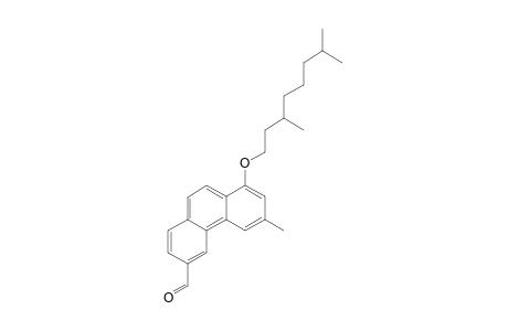 8-[( 3',7'-Dimethyloctyl)oxy]-6-methylanthracene-3-carbaldehyde