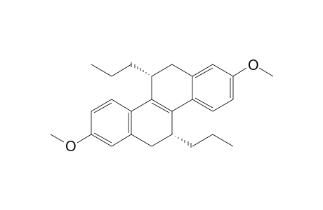 (5R,11R)-2,8-Dimethoxy-5,11-dipropyl-5,6,11,12-tetrahydrochrysene