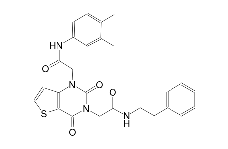 1-[3-(3,4-dimethylphenyl)-2-oxopropyl]-3-(2-oxo-5-phenylpentyl)-1H,2H,3H,4H-thieno[3,2-d]pyrimidine-2,4-dione