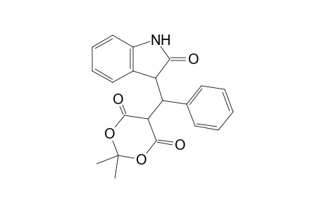 2,2-Dimethyl-5-[(2-oxidanylidene-1,3-dihydroindol-3-yl)-phenyl-methyl]-1,3-dioxane-4,6-dione