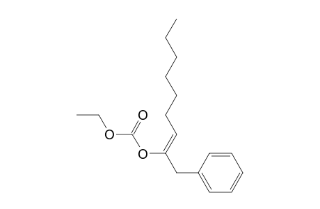 2-Ethoxycarbonyloxy-1-phenyl-2-nonene