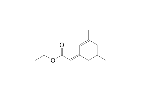 Acetic acid, (3,5-dimethyl-2-cyclohexen-1-ylidene)-, ethyl ester, (Z)-