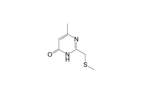 4(1H)-Pyrimidinone, 6-methyl-2-[(methylthio)methyl]-
